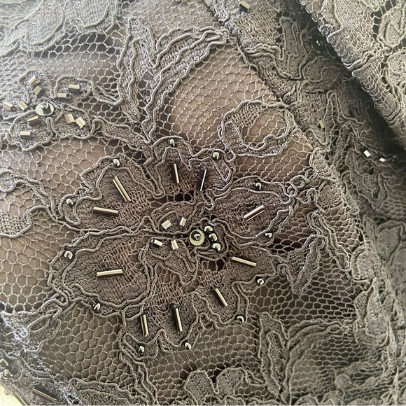 Studio One Vintage Black Beaded Lace Fully Lined Jacket and Matching Pants! - Picture 14 of 14